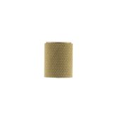 Atlantic - MHCK1820SB Millhouse Brass 'Watson' Cylinder Knurled Cabinet Knob on Concealed Fix - Satin Brass
