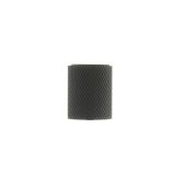 Atlantic - MHCK1820MB Millhouse Brass 'Watson' Cylinder Knurled Cabinet Knob on Concealed Fix - Matt Black