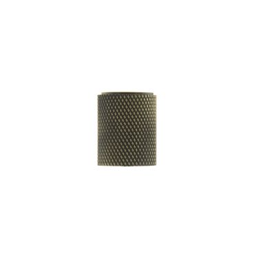 Click Here To Enlarge This Photo Of Atlantic - MHCK1820AB Millhouse Brass 'Watson' Cylinder Knurled Cabinet Knob on Concealed Fix - Antique Brass