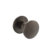 Atlantic - MH400DMKUDB Millhouse Brass 'Edison' Domed Mortice Knob on Concealed Fix Rose - Urban Dark Bronze