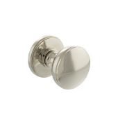 Atlantic - MH400DMKPN Millhouse Brass 'Edison' Domed Mortice Knob on Concealed Fix Rose - Polished Nickel