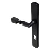 DuraTique, 92mm MPL Villand Door Handle - Stainless Steel Textured Matt Black Finish 44-68mm (CO7100C-TMB)