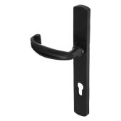 DuraTique, 92mm MPL Bow Door Handle - Stainless Steel Textured Matt Black Finish 44-68mm (CO7200C-TMB)