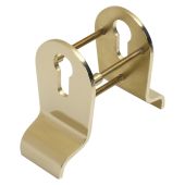BLU Performance Classic Euro Cylinder Pull, Back to back, Up to 60mm Door Thickness, G316 Stainless Steel, PVD Polished Brass (CP30-PPB)