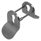 BLU Performance Contemporary Euro Cylinder Pull, Back to back, Up to 75mm Door Thickness, G316 Satin Stainless Steel (CP50-SSS)