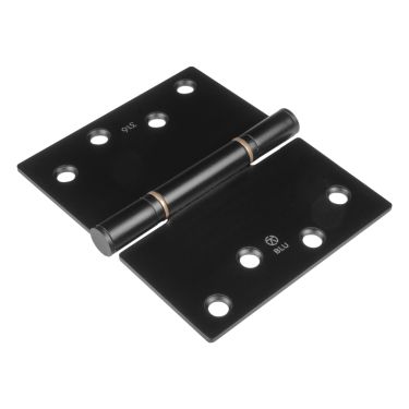 Click Here To Enlarge This Photo Of BLU Performance Projection Hinge Square Corner, 125 x 102 x 3mm, G316 Stainless Steel, PVD Satin Black Finish (HQ45-MSB)