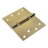 BLU Performance Projection Hinge Square Corner, 125 x 102 x 3mm, G316 Stainless Steel, PVD Polished Brass (HQ45-PPB)
