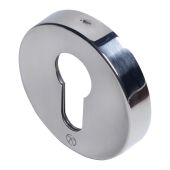BLU Performance Round Euro Profile Escutcheon, 51 x 10.5mm, G316 Polished Stainless Steel (KM055B-PSS)