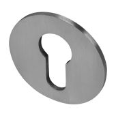 BLU Performance Self Adhesive Round Euro Profile Escutcheon, 3mm Thick, 52mm Diameter, G316 Satin Stainless Steel (KM058-SSS)