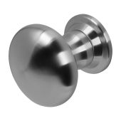 BLU Performance Centre Door Knob, Bolt Fix, G316 Satin Stainless Steel (KM388-SSS)