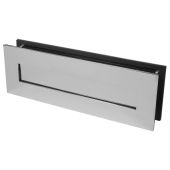 BLU Performance Sleeved Letter Plate, 330 x 110mm, Up to 68mm Door Thickness, G316 Polished Stainless Steel (LP400-PSS)