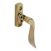 BLU Performance Regent Window Espagnolette Handle, Right Hand, G316 Stainless Steel, PVD Polished Brass (REG020C-RH-PPB)