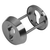 BLU Performance Security Euro Escutcheon, G316 Satin Stainless Steel (SE38-SSS)