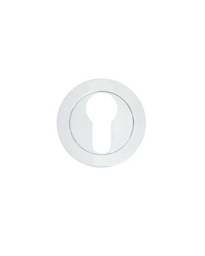 Click Here To Enlarge This Photo Of ZPA001-CP - Zoo Hardware Stanza Euro Profile Escutcheon - Polished Chrome (Contract Range)