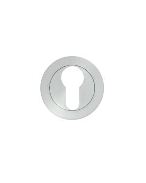 Click Here To Enlarge This Photo Of ZPA001-SC - Zoo Hardware Stanza Euro Profile Escutcheon - Satin Chrome (Contract Range)