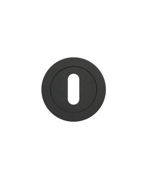 Click Here To Enlarge This Photo Of ZPA002-MB - Zoo Hardware Stanza Standard Key Escutcheon - Matt Black (Contract Range)