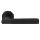 SZM270MB - Carlisle Brass Serozzetta 'Image' Lines Lever on Round Rose - Matt Black