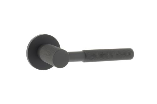 Click Here To Enlarge This Photo Of Atlantic - MHSR500UDB Millhouse Brass 'Mason' Designer Lever on 5mm Slimline Round Rose - Urban Dark Bronze