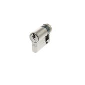 C630320530 - AGB Euro Profile 5 Pin Single Cylinder 35-10mm (45mm) - Satin Chrome