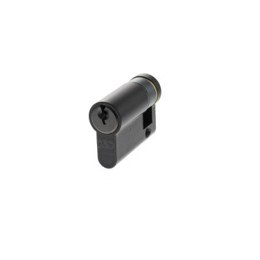 Click Here To Enlarge This Photo Of C630840530 - AGB Euro Profile 5 Pin Single Cylinder 35-10mm (45mm) - Matt Black