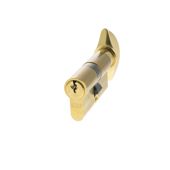 C620012525 - AGB Euro Profile 5 Pin Cylinder & Turn 30-30mm (60mm) - Polished Brass