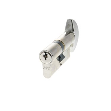 Click Here To Enlarge This Photo Of C620302525 - AGB Euro Profile 5 Pin Cylinder & Turn 30-30mm (60mm) - Polished Chrome