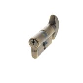C620722525 - AGB Euro Profile 5 Pin Cylinder & Turn 30-30mm (60mm) - Matt Antique Brass