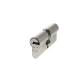 CA00323030 - AGB Euro Profile 15 Pin Double Cylinder 35-35mm (70mm) - Satin Chrome