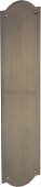 S640-AT Heritage Brass Fingerplate 305x76mm Antique Brass Finish