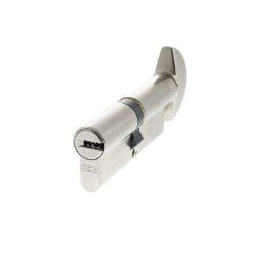 Click Here To Enlarge This Photo Of CA20323535 - AGB Euro Profile 15 Pin Cylinder & Turn 40-40mm (80mm) - Satin Chrome