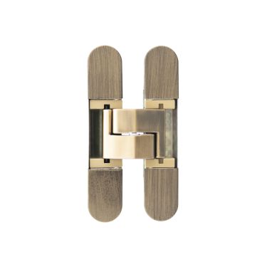 Click Here To Enlarge This Photo Of AGBH32MAB - AGB Eclipse Adjustable Concealed Hinge - Matt Antique Brass (40kg per 2 hinges, 60kg per 3 hinges)