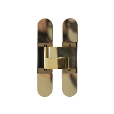 Click Here To Enlarge This Photo Of AGBH32PB - AGB Eclipse Adjustable Concealed Hinge - Polished Brass (40kg per 2 hinges, 60kg per 3 hinges)