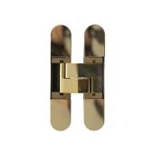 AGBH32PB - AGB Eclipse Adjustable Concealed Hinge - Polished Brass (40kg per 2 hinges, 60kg per 3 hinges)