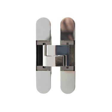 Click Here To Enlarge This Photo Of AGBH32PN - AGB Eclipse Adjustable Concealed Hinge - Polished Nickel (40kg per 2 hinges, 60kg per 3 hinges)