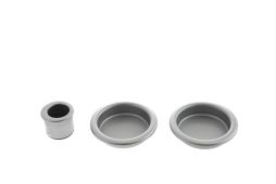 B019201032 - AGB Sliding Door Flush Pulls (Round) - Satin Chrome
