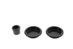 B019201093 - AGB Sliding Door Flush Pulls (Round) - Matt Black