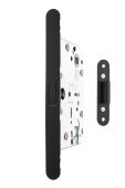 AGBMLEMB - AGB Revolution XT Magnetic Latch / Euro Profile Sashlock (60mm backset) - Matt Black