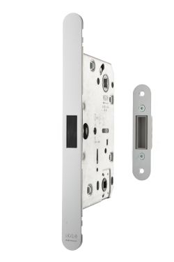 Click Here To Enlarge This Photo Of AGBMLWCPC - AGB Revolution XT Magnetic Latch / Bathroom Lock (60mm backset) - Polished Chrome