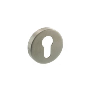 Click Here To Enlarge This Photo Of Atlantic - AESCESSS Euro Profile Escutcheons - Satin Stainless Steel