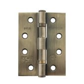 Atlantic - AHG111433AB Grade 11 Fire Rated Ball Bearing Hinges 4" x 3" x 2.5mm - Antique Brass