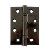 Atlantic - AHG111433BN Grade 11 Fire Rated Ball Bearing Hinges 4" x 3" x 2.5mm - Black Nickel