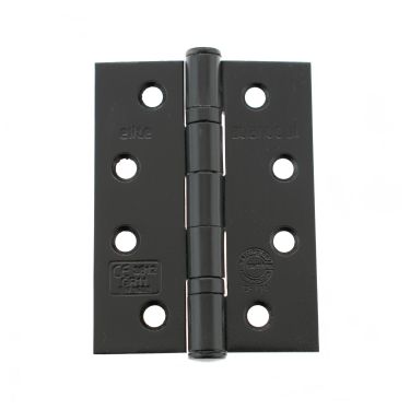 Click Here To Enlarge This Photo Of Atlantic - AHG111433MB Grade 11 Fire Rated Ball Bearing Hinges 4" x 3" x 2.5mm - Matt Black