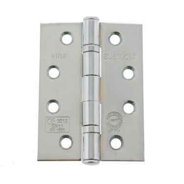 Click Here To Enlarge This Photo Of Atlantic - AHG111433PC Grade 11 Fire Rated Ball Bearing Hinges 4" x 3" x 2.5mm - Polished Chrome