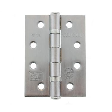 Click Here To Enlarge This Photo Of Atlantic - AHG111433SC Grade 11 Fire Rated Ball Bearing Hinges 4" x 3" x 2.5mm - Satin Chrome
