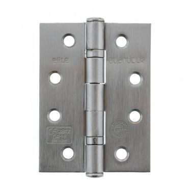 Click Here To Enlarge This Photo Of Atlantic - AHG111433SSS Grade 11 Fire Rated Ball Bearing Hinges 4" x 3" x 2.5mm - Satin Stainless Steel