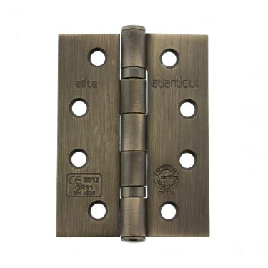 Click Here To Enlarge This Photo Of Atlantic - AHG111433UB Grade 11 Fire Rated Ball Bearing Hinges 4" x 3" x 2.5mm - Urban Bronze