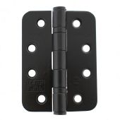Atlantic - AHR1433MB Radius Corner Ball Bearing Hinges Grade 13 Fire Rated 4" x 3" x 3mm - Matt Black