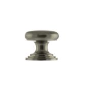 Atlantic - OEC1232SN Old English 'Lincoln' Solid Brass Victorian Cabinet Knob 32mm on Concealed Fix - Satin Nickel
