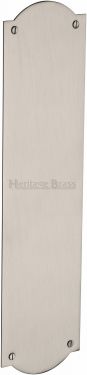 Click Here To Enlarge This Photo Of S640-SN Heritage Brass Fingerplate 305x76mm Satin Nickel Finish