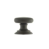 Atlantic - OEC1232UDB Old English 'Lincoln' Solid Brass Victorian Cabinet Knob 32mm on Concealed Fix - Urban Dark Bronze